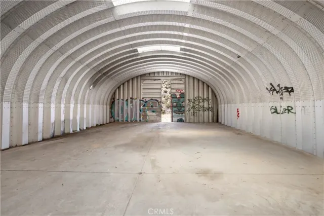 a view of a grey door