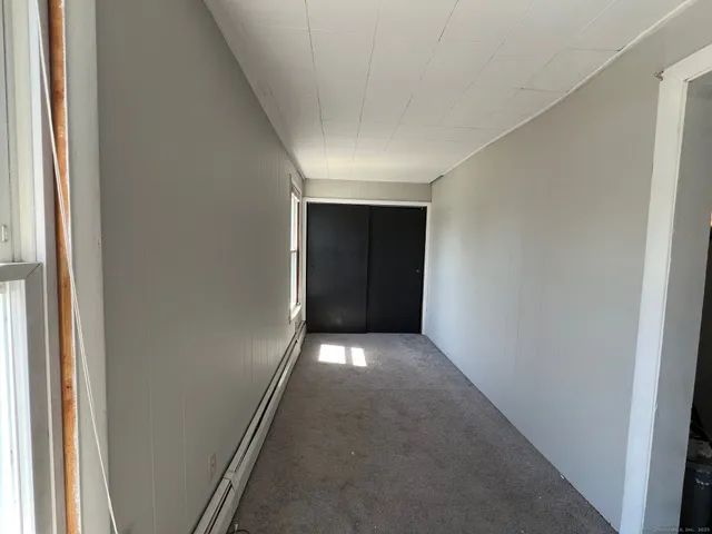 a view of hallway with window