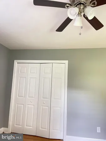 a view of a closet area