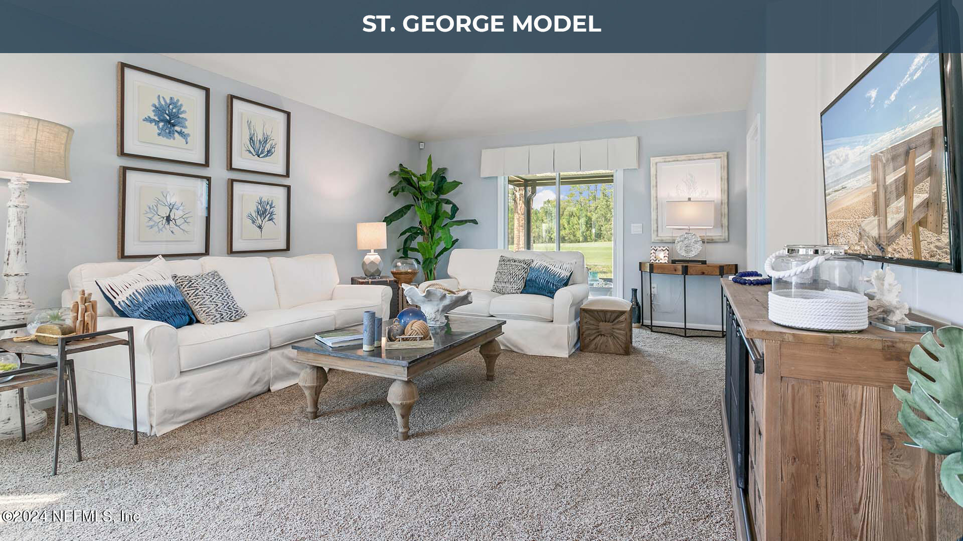 233 Ashbrook Street St. Augustine, FL 32084 - Photo 11 of 28 a living room with furniture and a large window