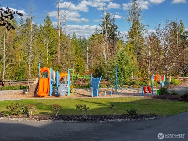 a view of a street with houses