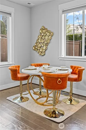 a room with furniture and a window