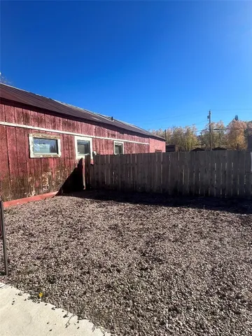 a backyard of a house