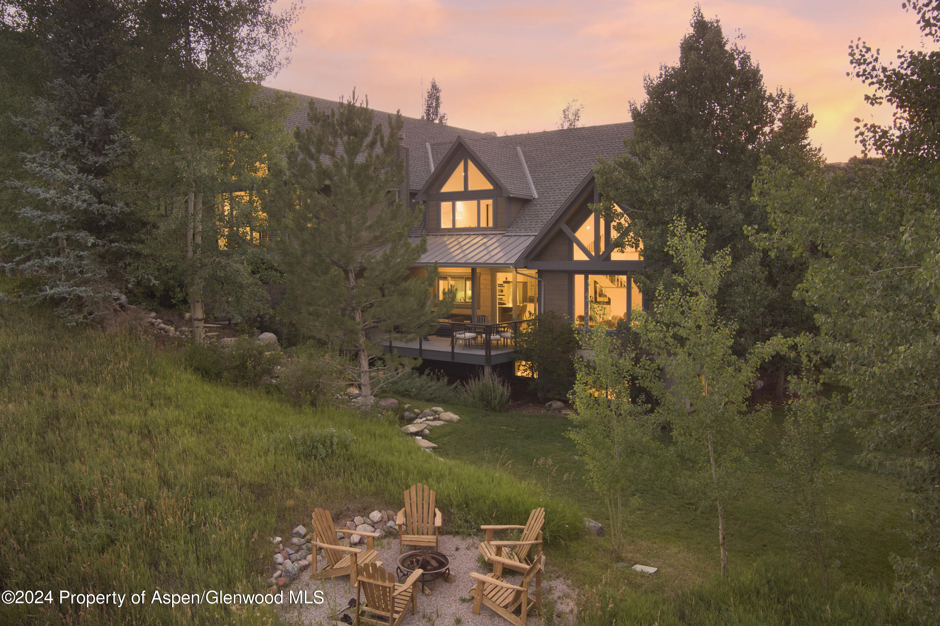 400 Medicine Bow Road Aspen, CO 81611 - Photo 31 of 36 a view of a house with a yard