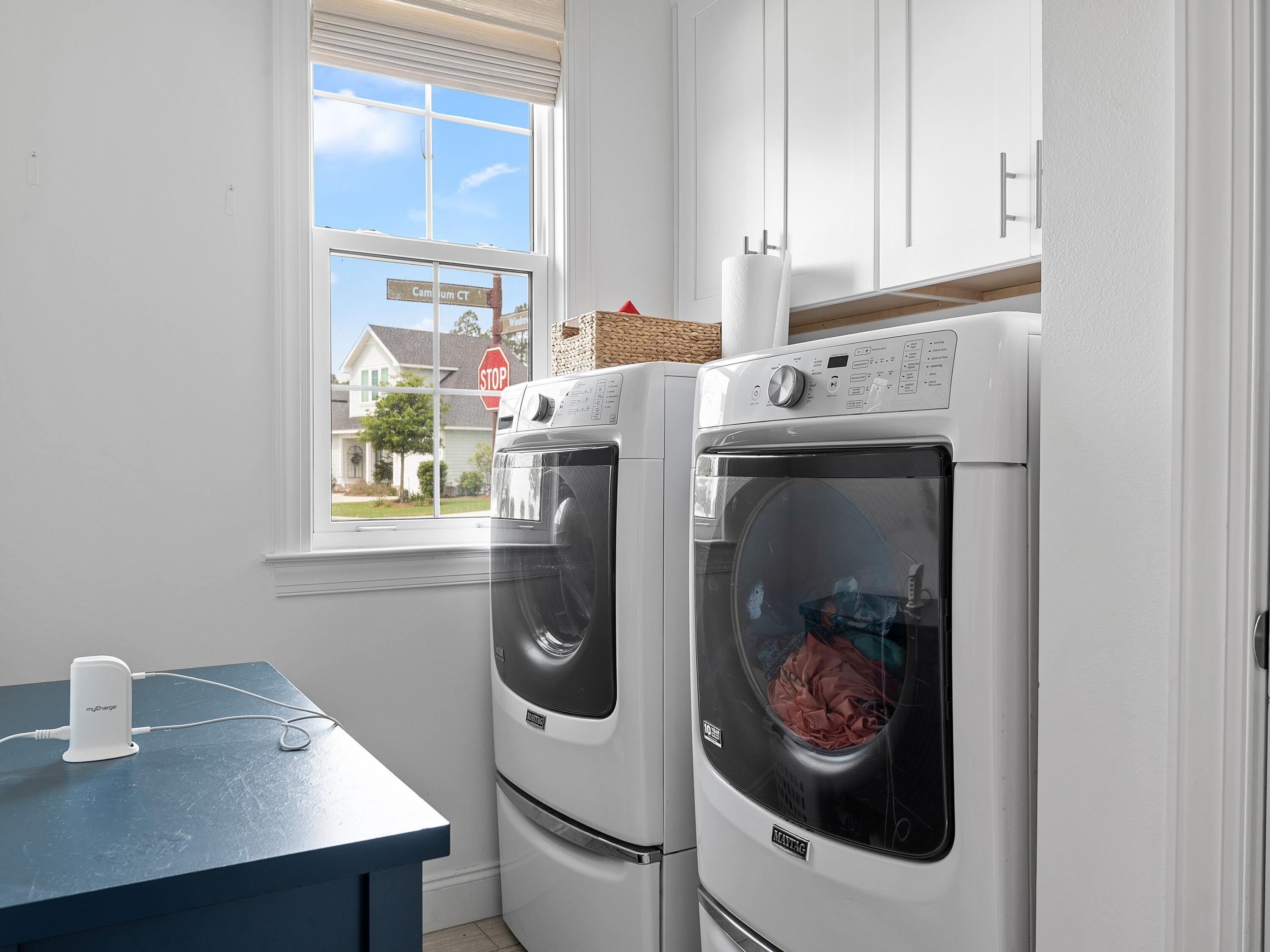 7 Cambium Ct Inlet Beach Inlet Beach, FL 32461 - Photo 24 of 50 a utility room with dryer and washer