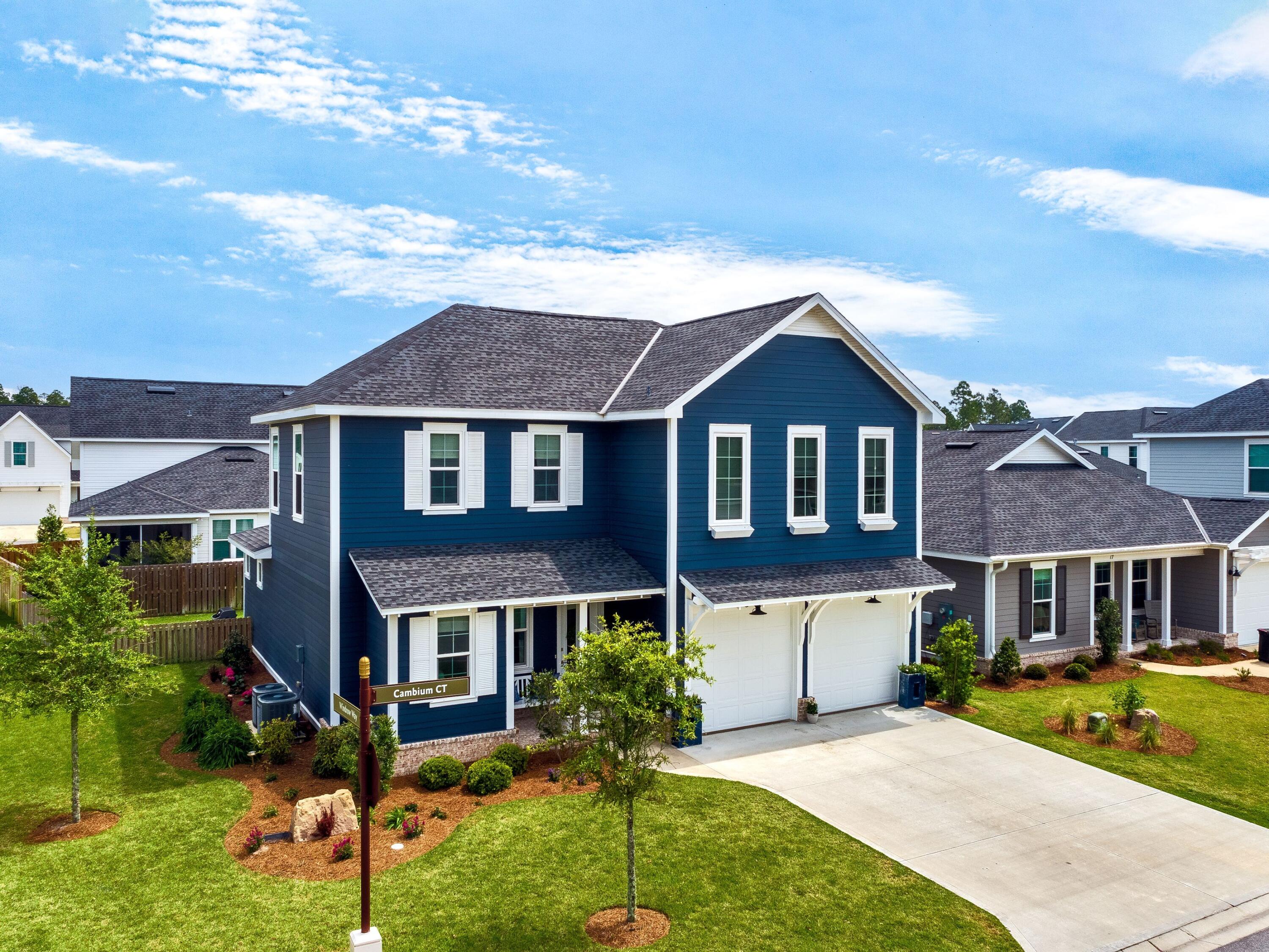 7 Cambium Ct Inlet Beach Inlet Beach, FL 32461 - Photo 38 of 50 front view of a house with a yard