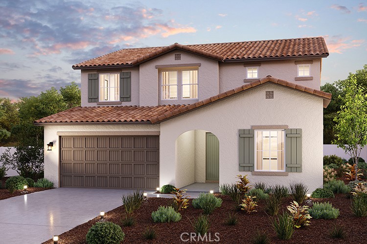 8755 Innovation Street Chino, CA 91708 - Photo 1 of 1 a front view of a house with a garden