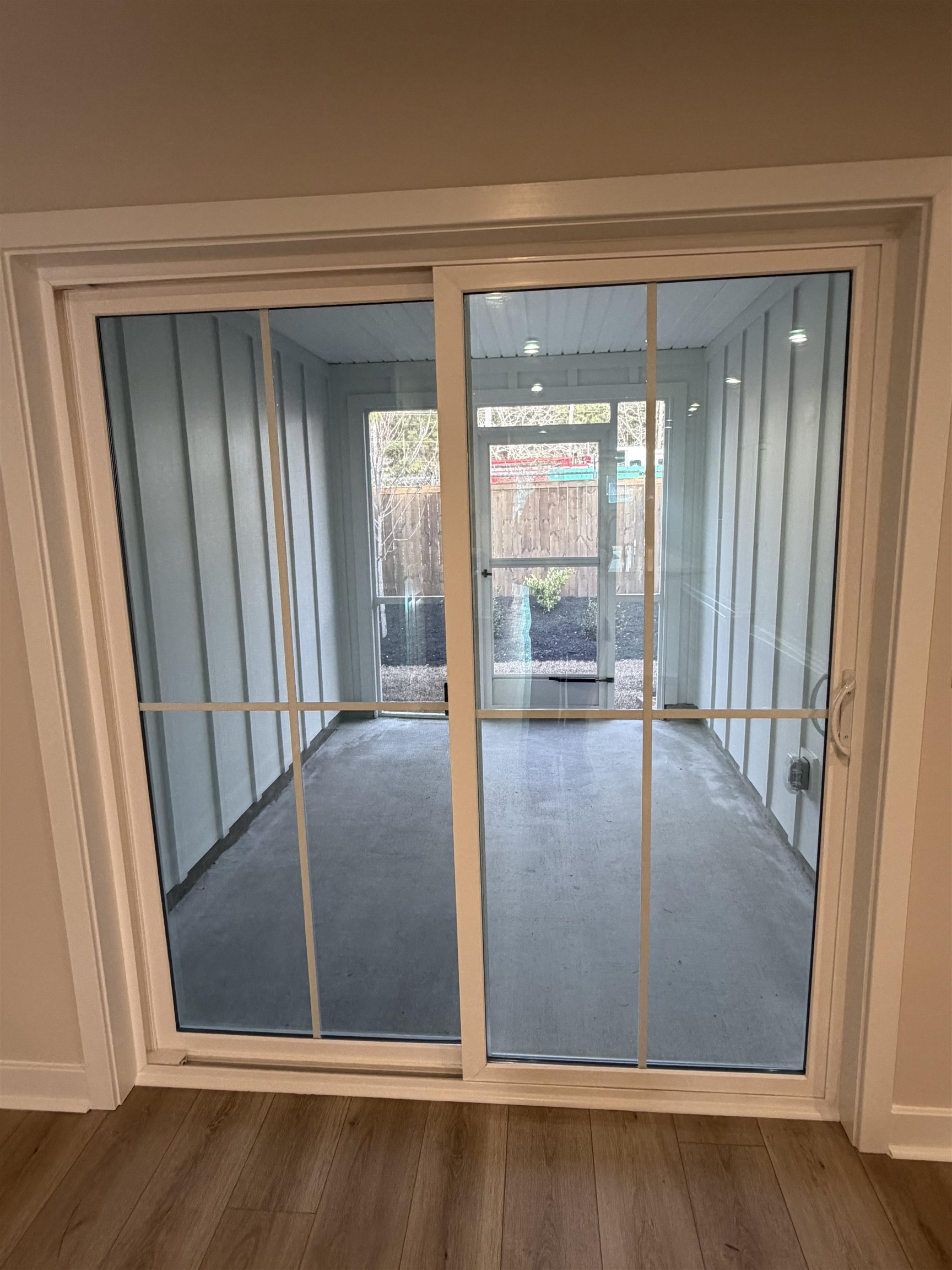 1303 Pleasant View Drive, Unit B North Myrtle Beach, SC 29582 - Photo 12 of 13 Doorway to outside featuring wood finished floors