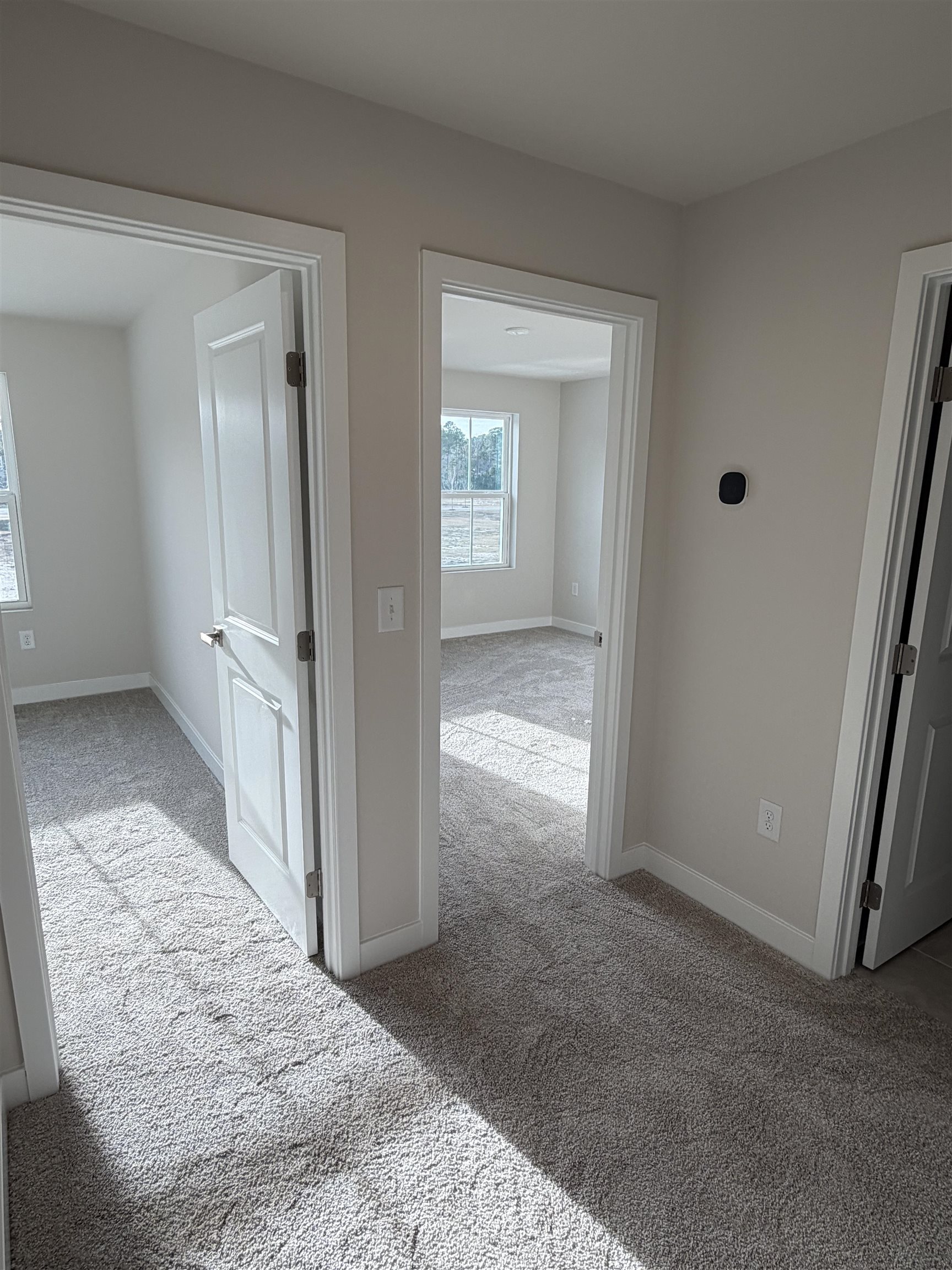 1303 Pleasant View Drive, Unit B North Myrtle Beach, SC 29582 - Photo 8 of 13 Hall featuring light colored carpet and baseboards