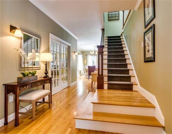 5 Granville Road Lincoln, MA 01773 - Photo 19 of 30 a view of entryway and hall with wooden floor