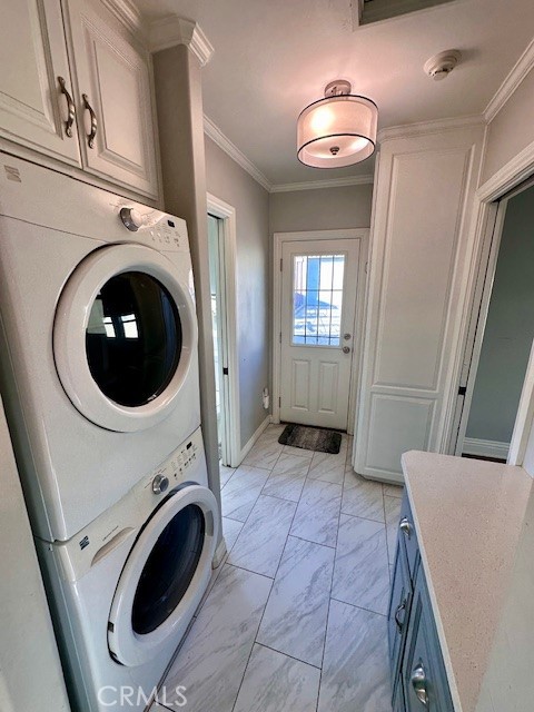 519 East Stuart Avenue Redlands, CA 92374 - Photo 15 of 36 a view of a hallway with washer and dryer
