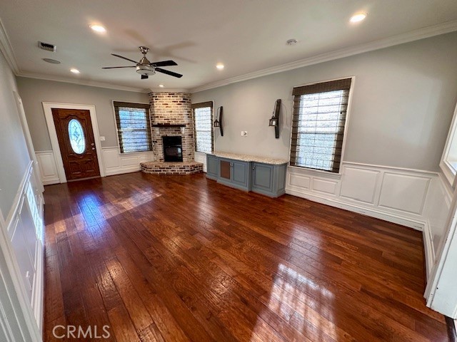 519 East Stuart Avenue Redlands, CA 92374 - Photo 8 of 36 a view of a livingroom with a fireplace and window