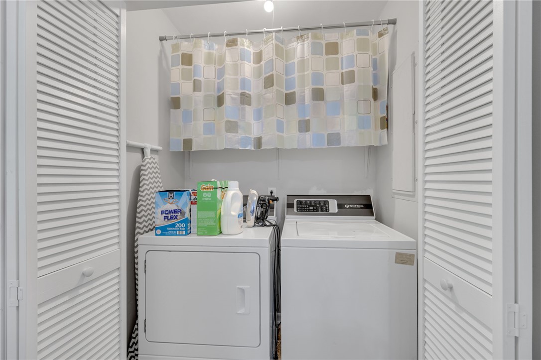 250 Rockcrest Road Cleveland, SC 29635 - Photo 18 of 37 A well-appointed laundry closet offers convenient amenities for daily tasks.