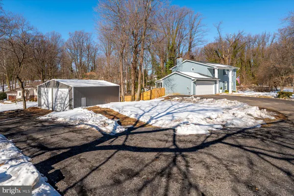 a view of house with backyard and tree