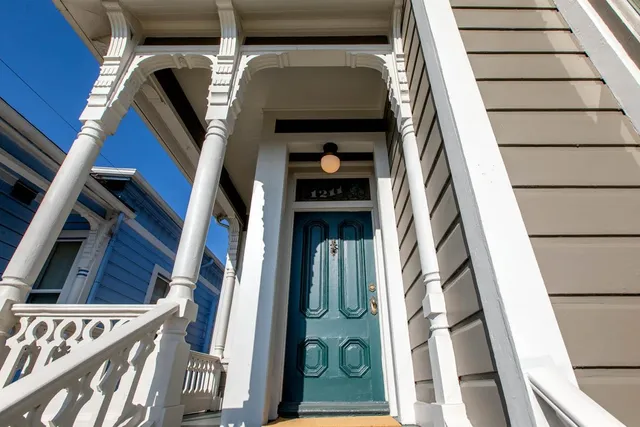 a view of an entryway