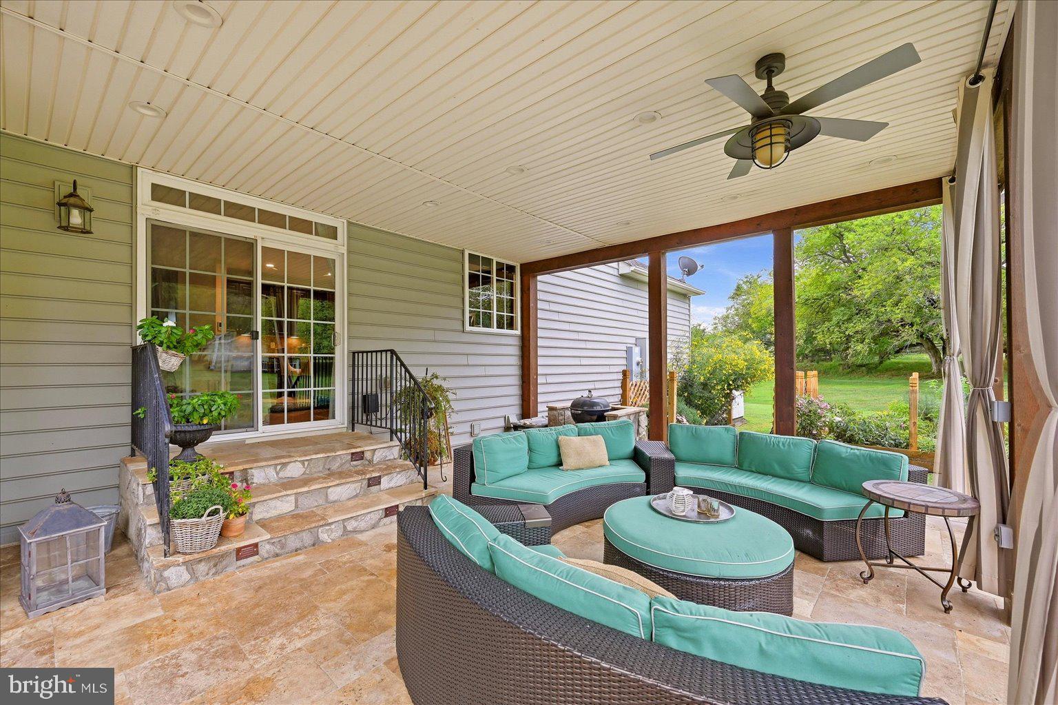 15547 Montresor Road Leesburg, VA 20176 - Photo 60 of 92 Covered rear porch with seating