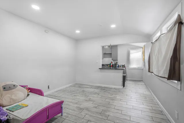 a view of kitchen and utility room