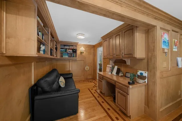 a kitchen with stainless steel appliances granite countertop a stove and a refrigerator