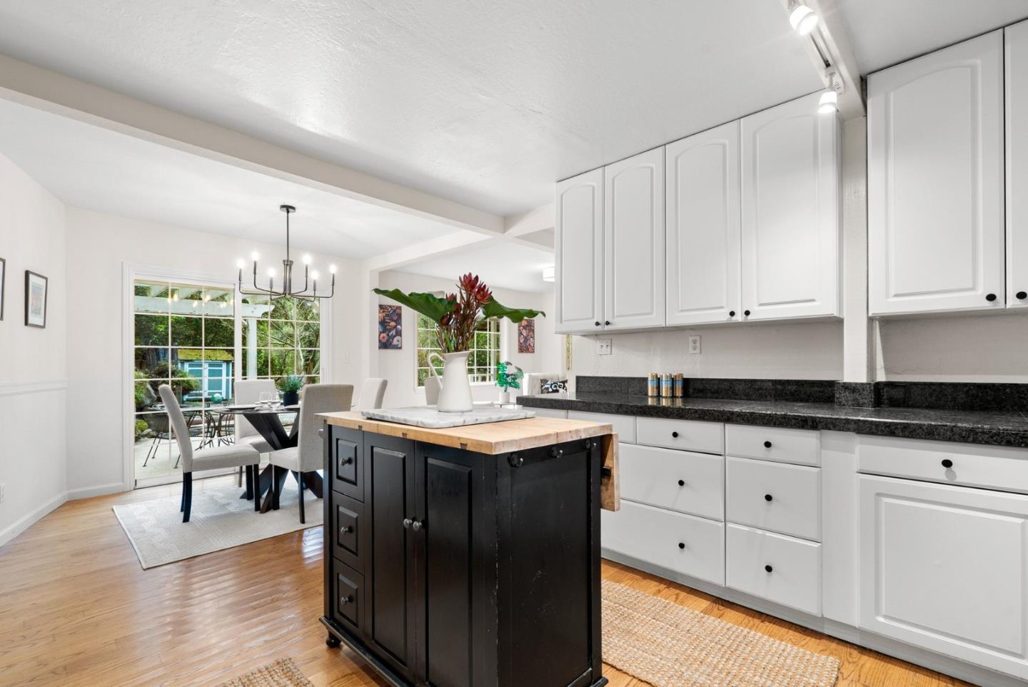 600 Cook Way Ben Lomond, CA 95005 - Photo 11 of 36 a kitchen with granite countertop a sink a stove and cabinets