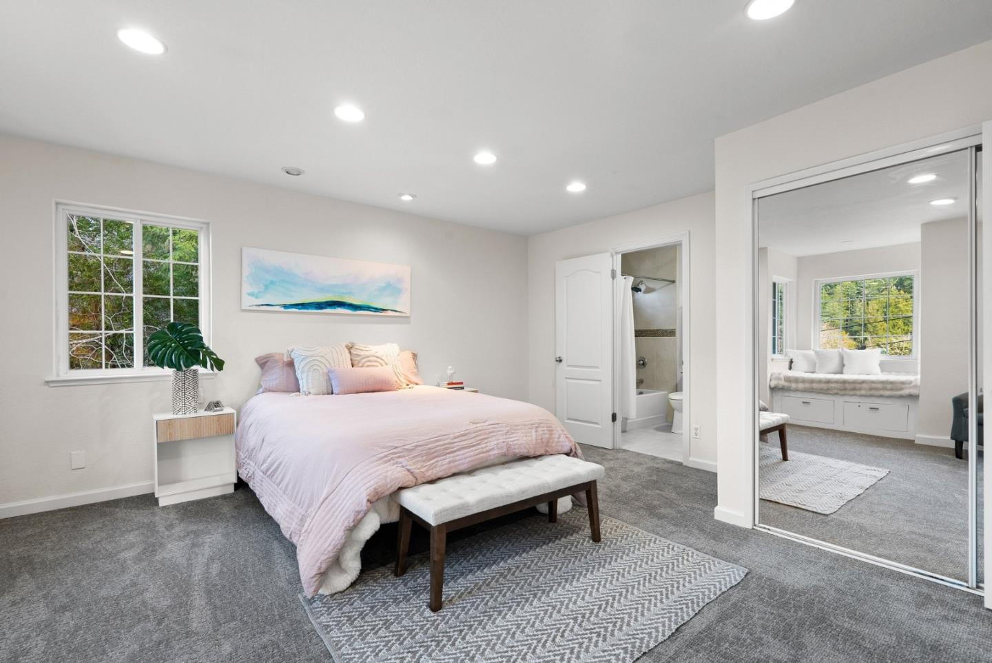 600 Cook Way Ben Lomond, CA 95005 - Photo 20 of 36 a bedroom with a bed a table and window