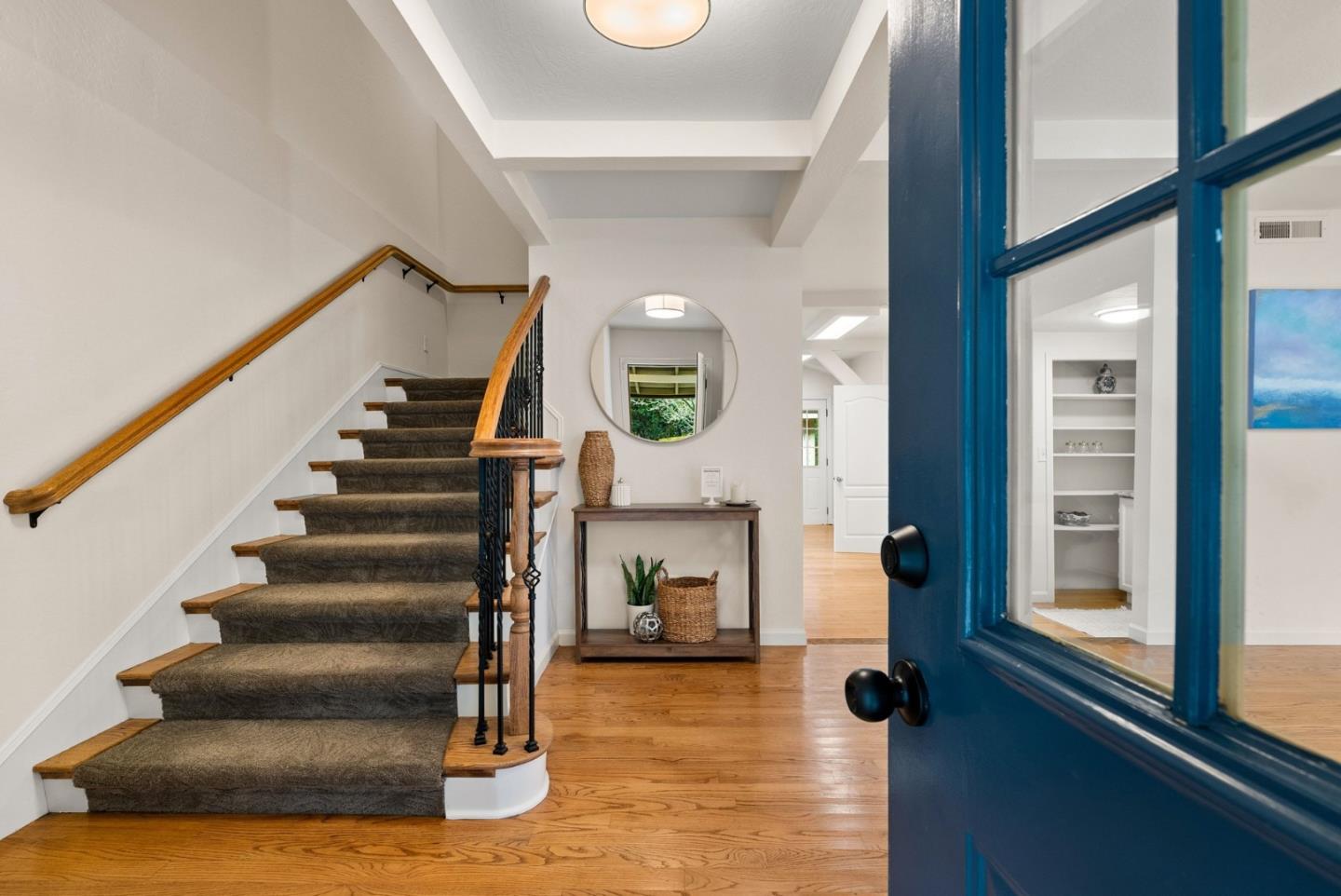 600 Cook Way Ben Lomond, CA 95005 - Photo 3 of 36 a view of entryway and hall with wooden floor