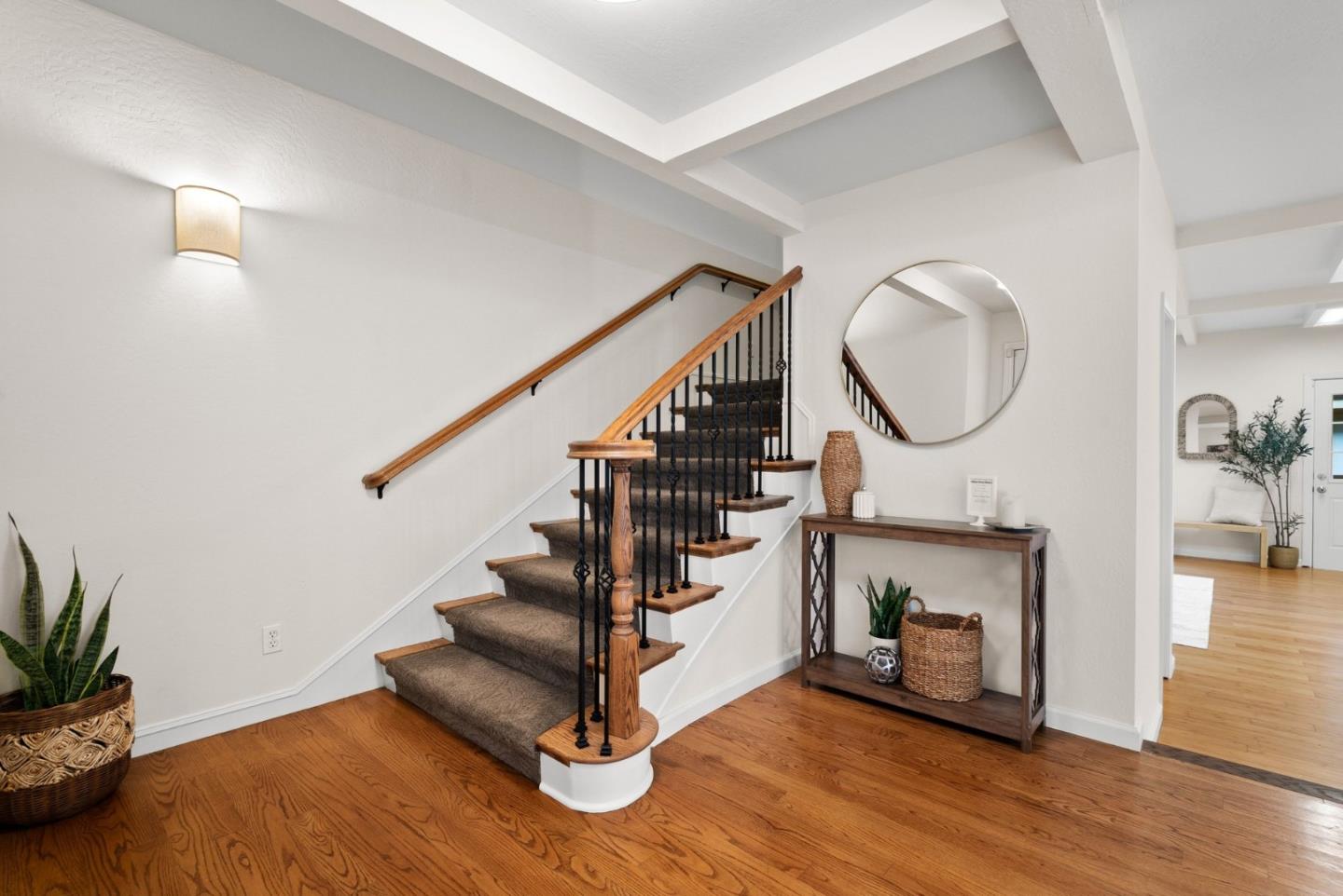 600 Cook Way Ben Lomond, CA 95005 - Photo 4 of 36 a view of entryway and hall with wooden floor