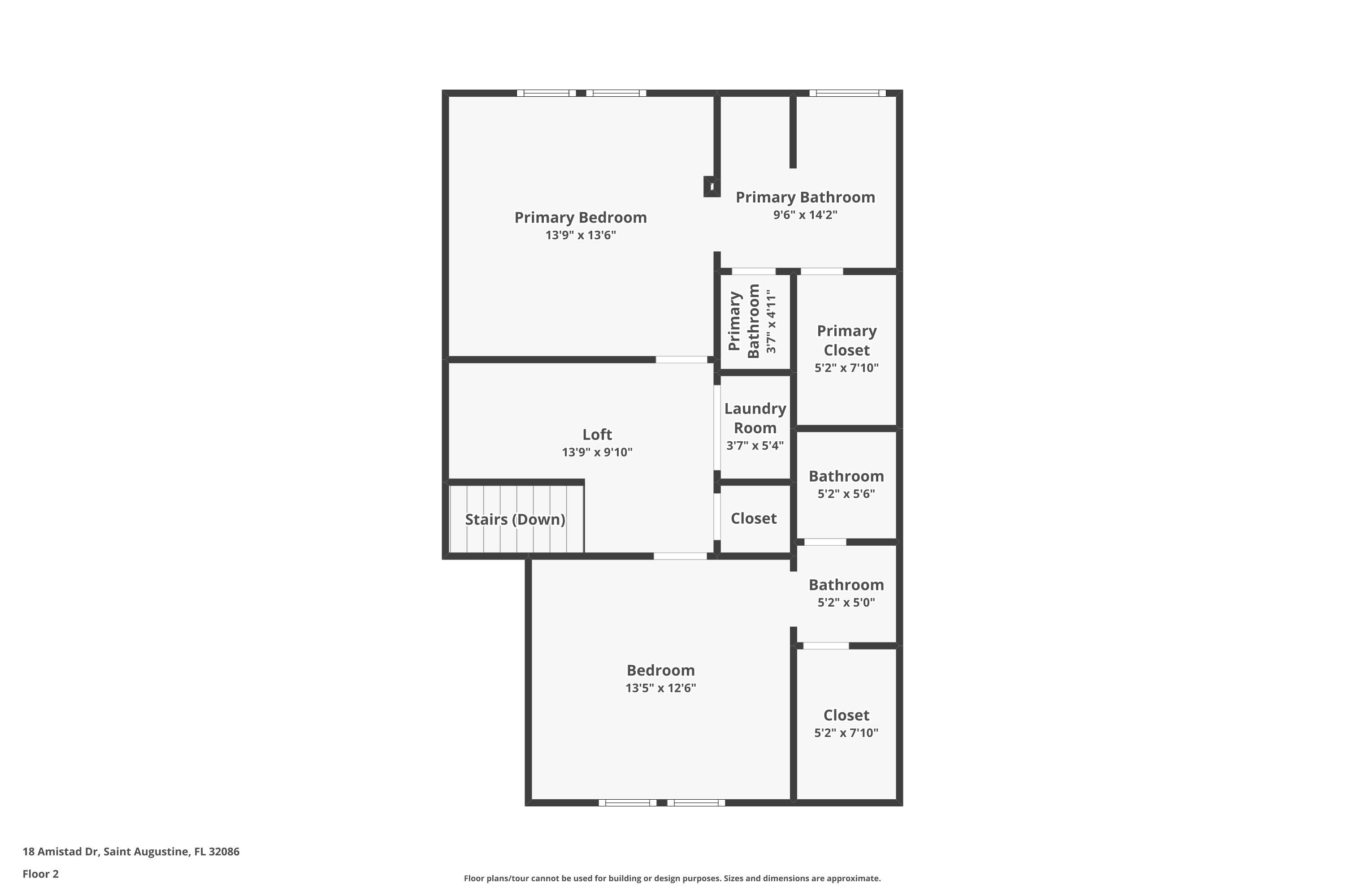 18 Amistad Drive, Unit 18 St. Augustine, FL 32086 - Photo 36 of 36 a picture of a floor plan