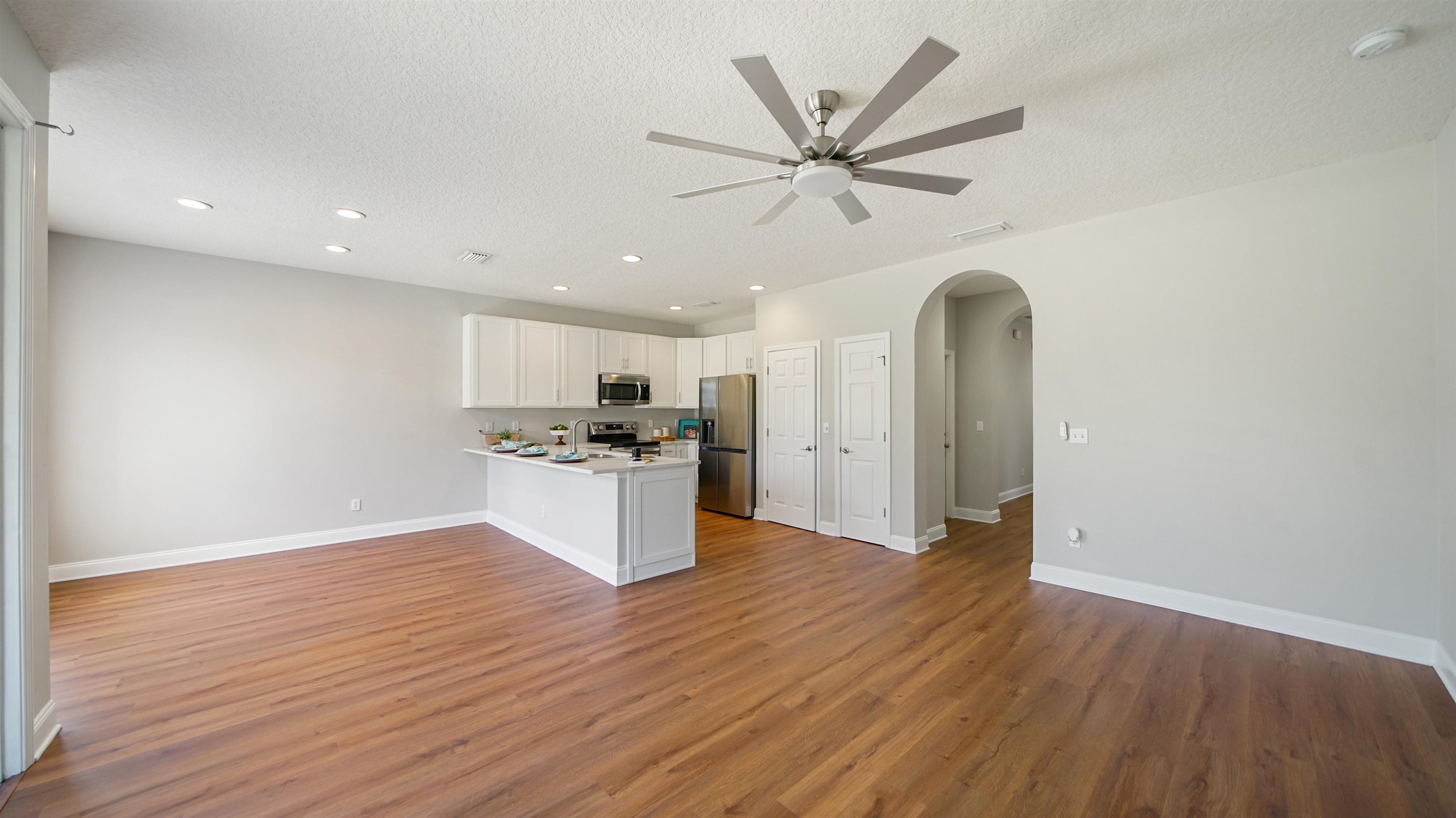 18 Amistad Drive, Unit 18 St. Augustine, FL 32086 - Photo 7 of 36 a view of kitchen with sink and wooden floor