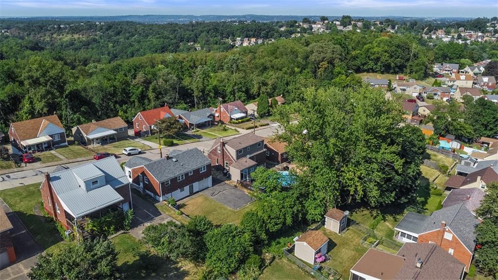 920 Mifflinridge Road Pittsburgh, PA 15207 - Photo 33 of 34 Another great aerial view of the back of the house!