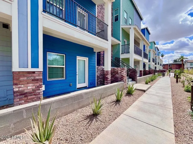 a view of a building with a trees