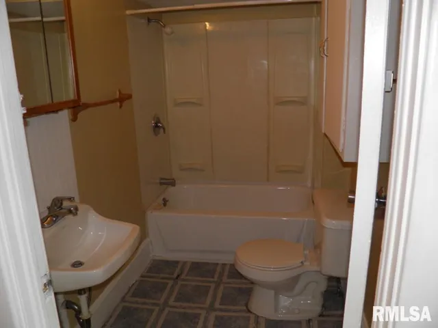 a bathroom with a sink and a toilet