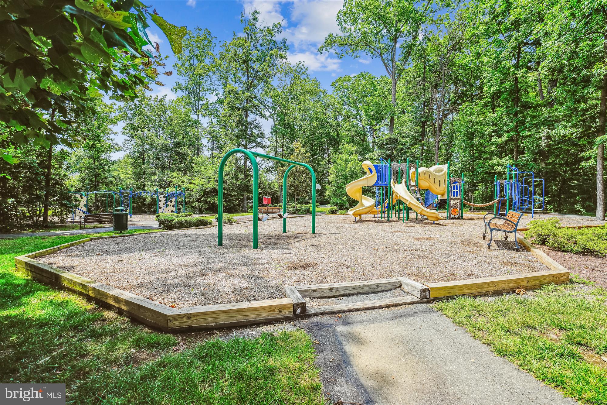 12268 Sedge Street Bristow, VA 20136 - Photo 35 of 48 a view of a park with large trees