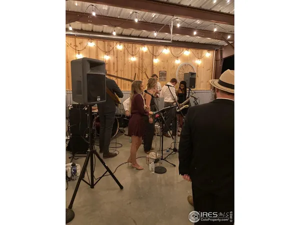 a view of a terrace with chairs