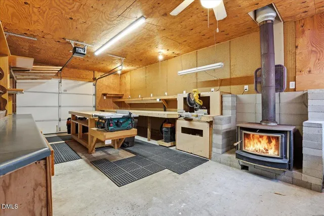 a outdoor space with lots of appliances