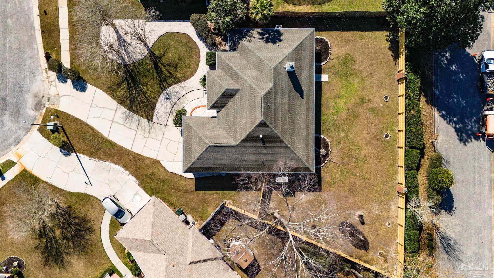 10305 Nightwind Circle Cantonment, FL 32533 - Photo 41 of 46 Overhead view showing lot placement and driveway.
