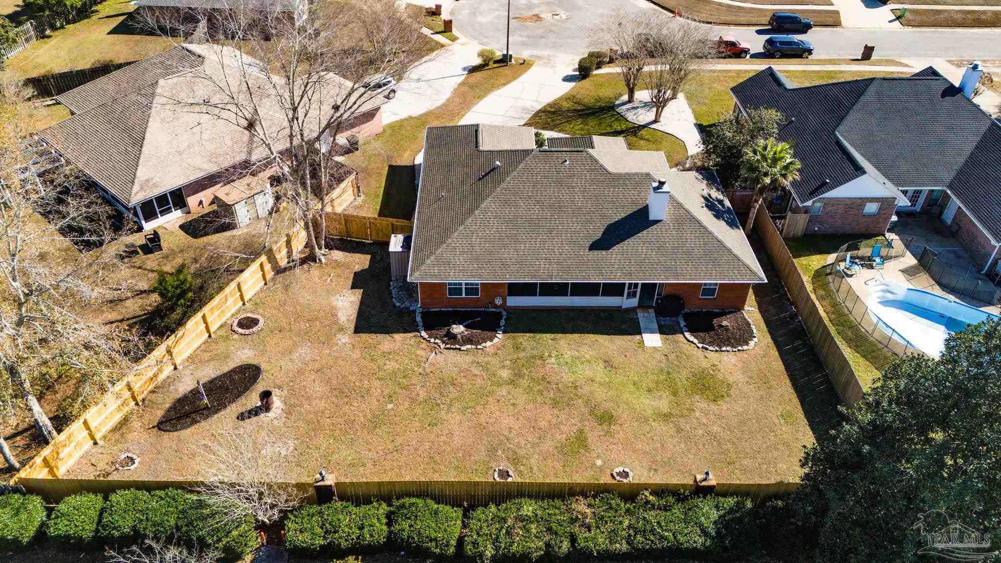 10305 Nightwind Circle Cantonment, FL 32533 - Photo 42 of 46 Fully fenced yard with plenty of green space.