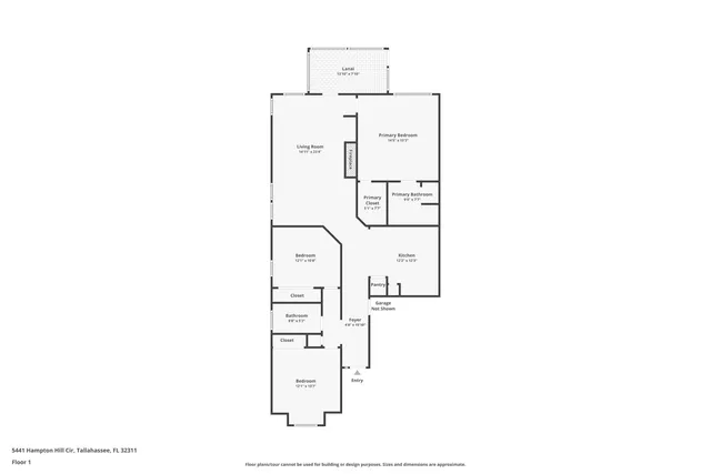 $249,900 | 5441 Hampton Hill Circle, Tallahassee, FL 32311