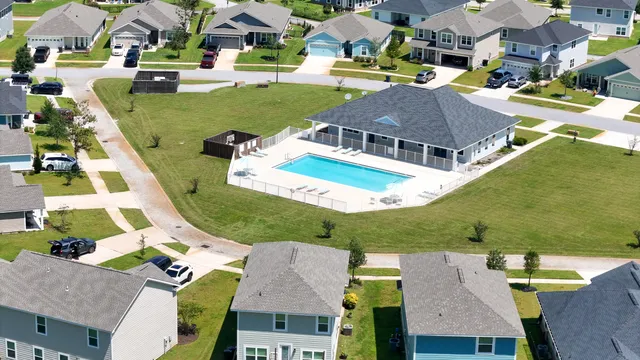 a view of a house with a swimming pool