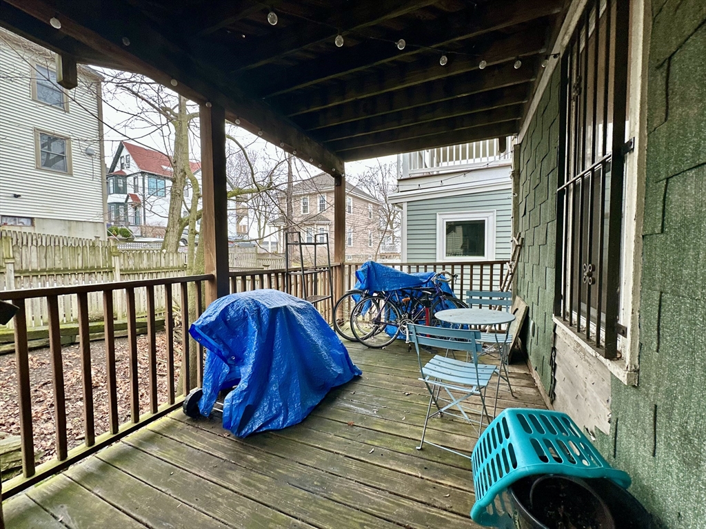 11 Sheridan Street, Unit 2 Boston, MA 02130 - Photo 17 of 17 a view of a porch with furniture and a balcony