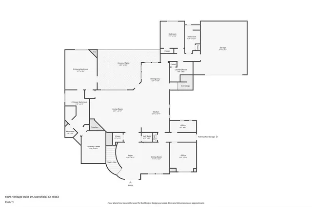 $1,325,000 | 6909 Heritage Oaks Drive, Mansfield, TX 76063