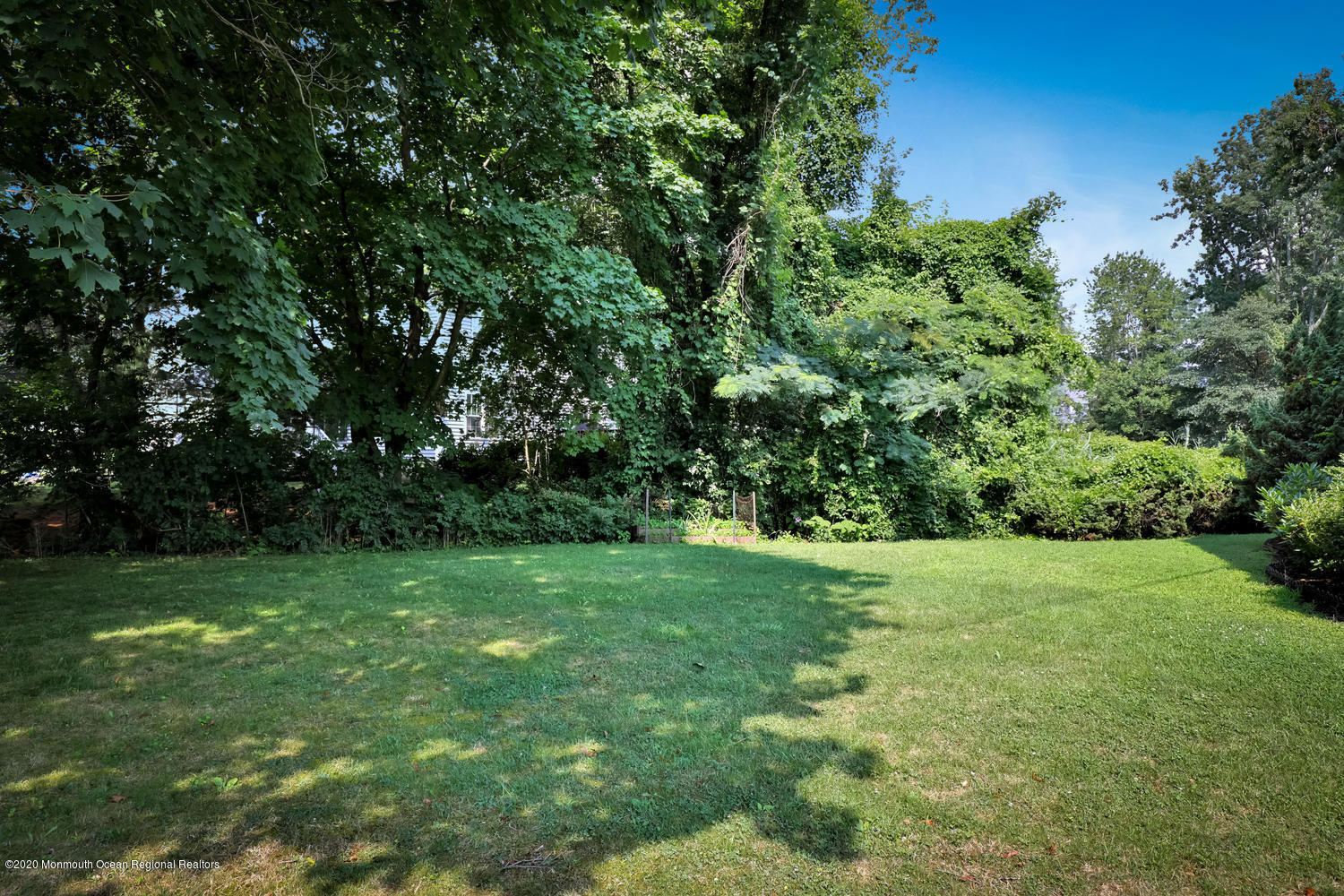 7 Hendrickson Place Fair Haven, NJ 07704 - Photo 14 of 14 a view of a big yard with plants and large trees