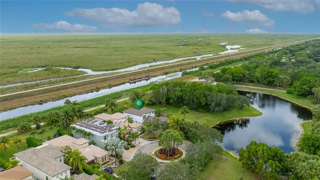 a view of outdoor space with garden and trees