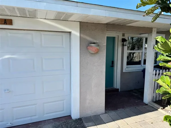 a view of an entryway door