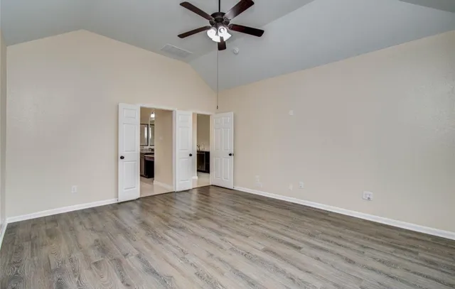 wooden floor in an empty room