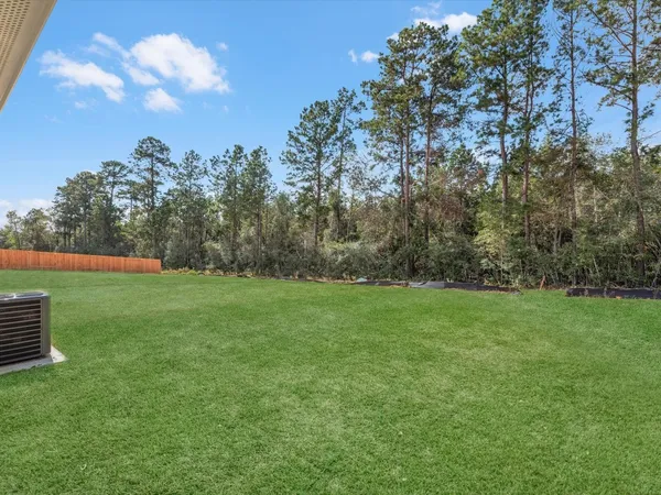 a view of a grassy field