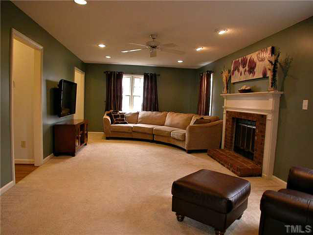 5403 Middleton Road Durham, NC 27713 - Photo 7 of 20 a living room with furniture and a flat screen tv