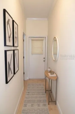 a front view of a house with entryway