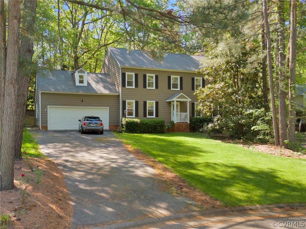 14307 Long Gate Road Midlothian, VA 23112 - Photo 3 of 41 a view of a house with a yard and tree s
