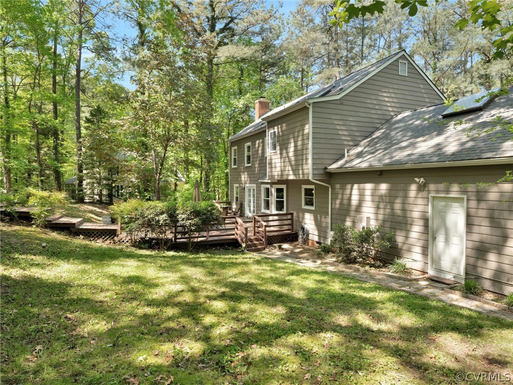 14307 Long Gate Road Midlothian, VA 23112 - Photo 38 of 41 a view of a house with backyard and sitting area