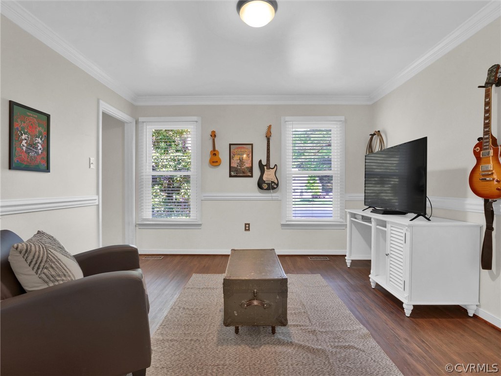 14307 Long Gate Road Midlothian, VA 23112 - Photo 9 of 41 a living room with furniture and a flat screen tv